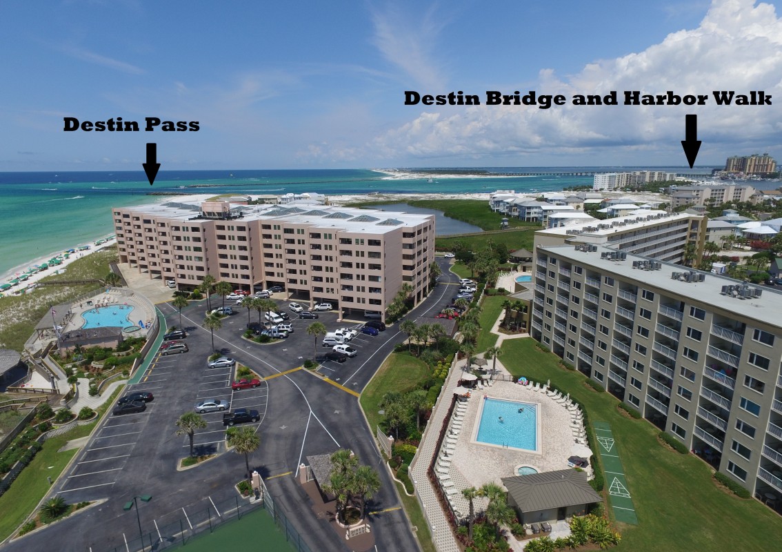 Islander Resort exterior 502 Gulf Shore Drive Destin FL vacation rental